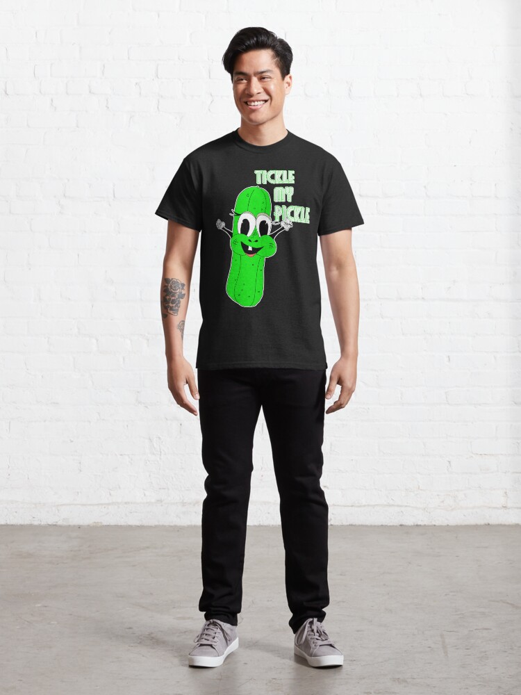 pickle rick t shirt pocket