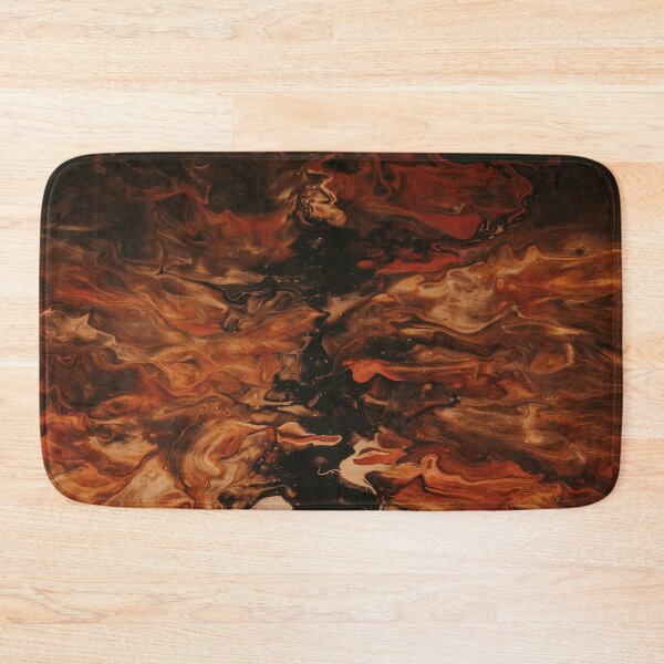 Item preview, Black Orange Galaxy Marble Art designed and sold by BEyourself be.