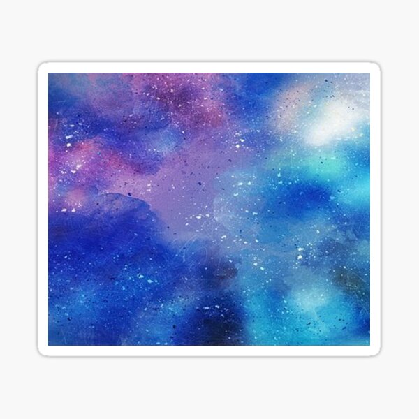 Galaxy Watercolor Sticker
