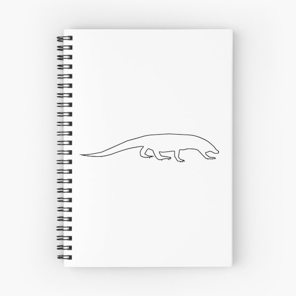 Item preview, Plain Monitor Lizard Stencil designed and sold by StencilGifts.