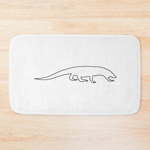 Item preview, Plain Monitor Lizard Stencil designed and sold by StencilGifts.