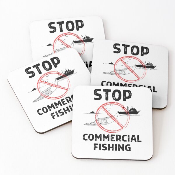 Item preview, Stop Commercial Fishing designed and sold by IntegrityDesign.