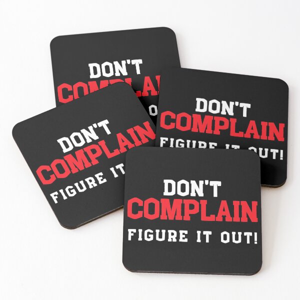 Item preview, Don't Complain Figure It Out designed and sold by Fun-T-Shirts.