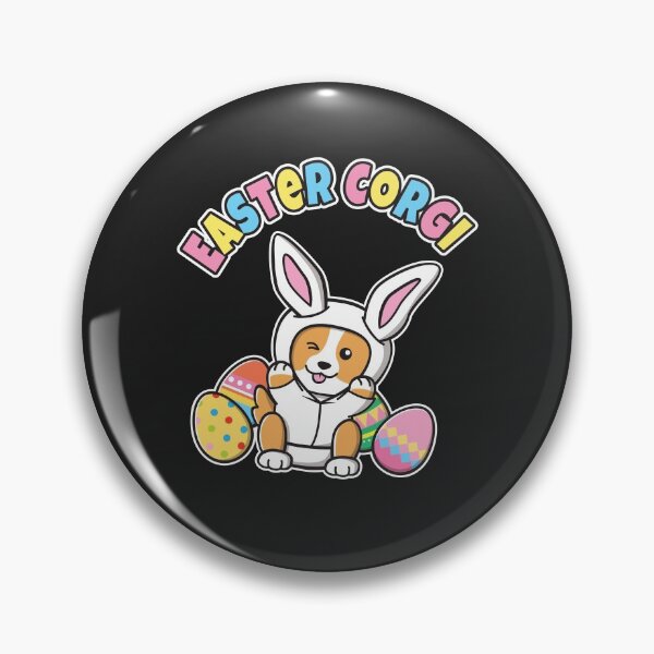 Item preview, Happy Easter Corgi Dog Cute Easter Bunny Ears Easter Eggs designed and sold by OopteesLydia.