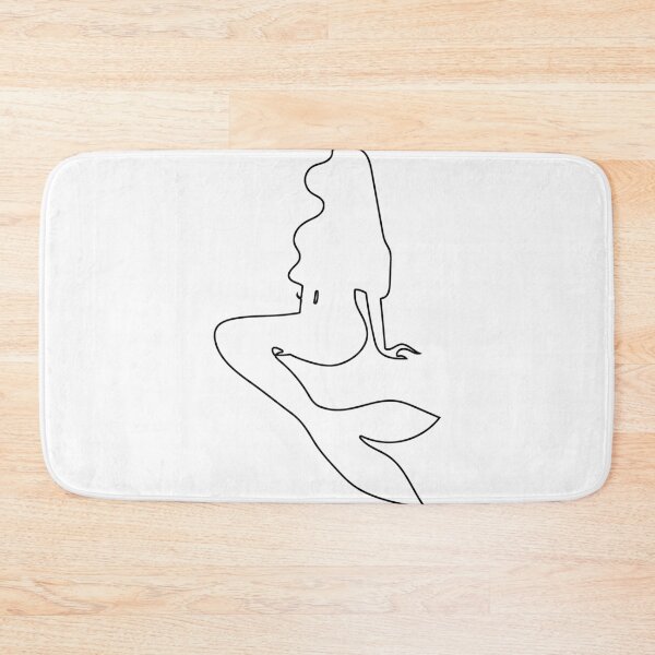 Item preview,  Plain Mermaid Stencil designed and sold by StencilGifts.