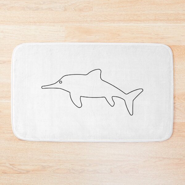 Item preview, Plain Ichthyosaurus Dinosaur Stencil designed and sold by StencilGifts.