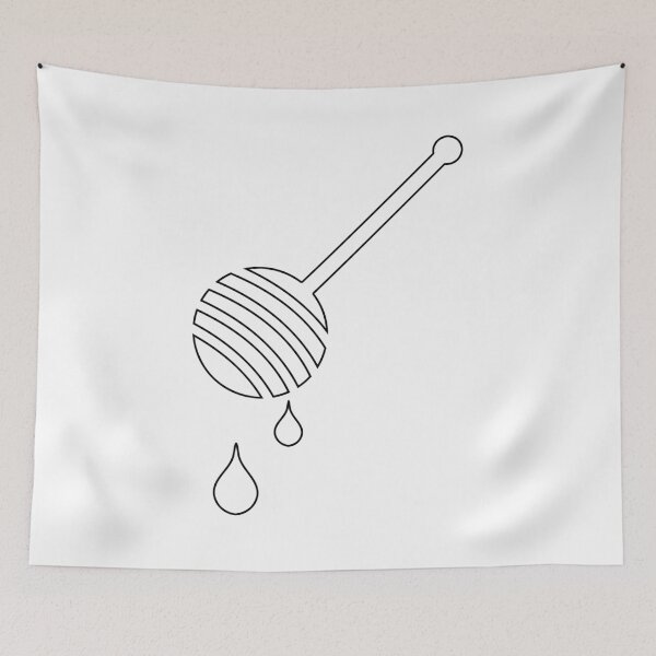 Item preview, Plain Honey Dipper Stencil designed and sold by StencilGifts.