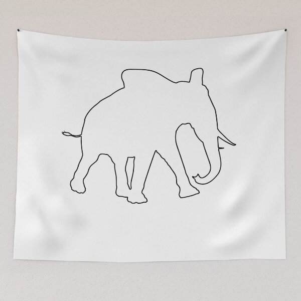 Item preview, Happy Elephant  Stencil designed and sold by StencilGifts.