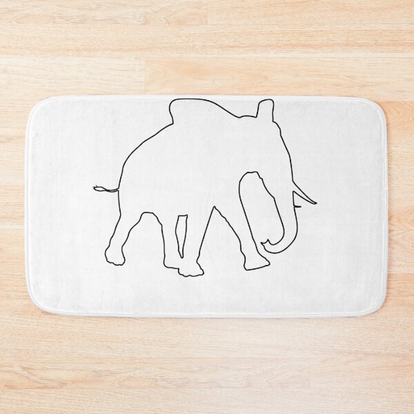 Item preview, Happy Elephant  Stencil designed and sold by StencilGifts.