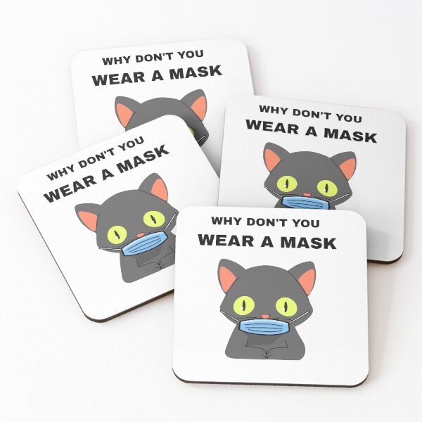 Item preview, Masked cat - Why don't you wear a mask designed and sold by GLwithUs.