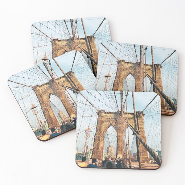 Item preview, Crossing Brooklyn Bridge designed and sold by FigureAndFold.