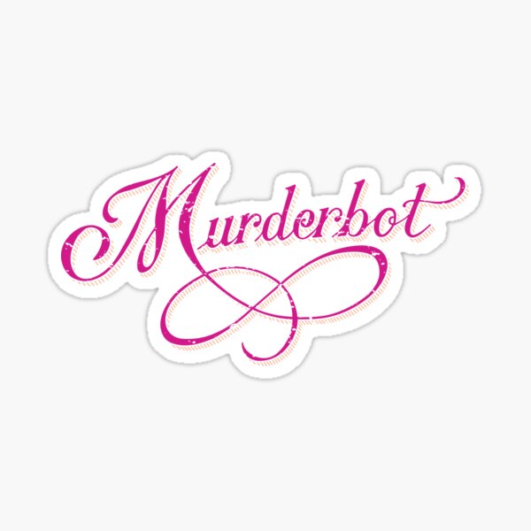 Item preview, Murderbot designed and sold by CrownAndThistle.