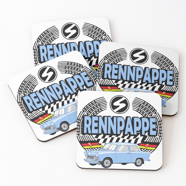 Item preview, DRR Automobil Trabi Trabant racing cardboard designed and sold by katastrophicus.