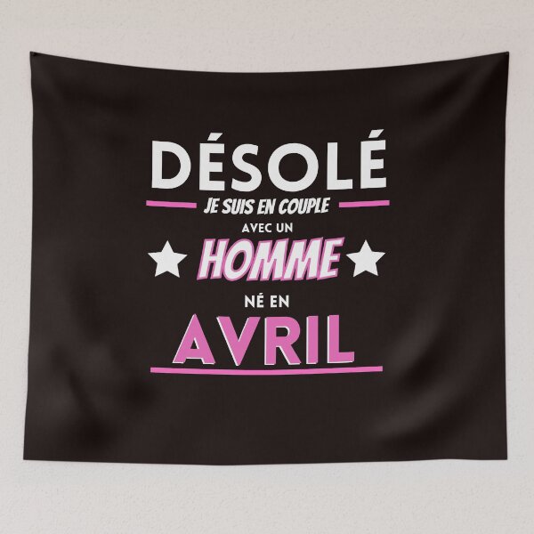 Item preview, Sorry I'm in a relationship with a man born in April designed and sold by Ydurand.