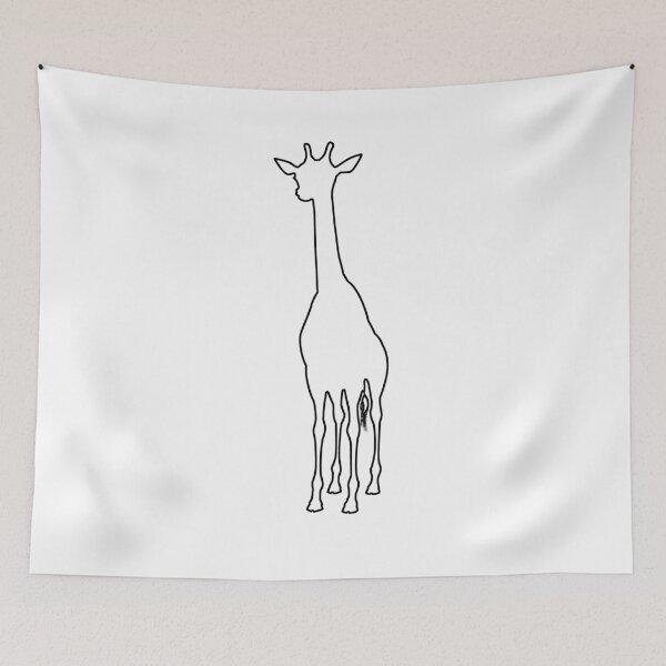 Item preview, Plain Giraffe Stencil designed and sold by StencilGifts.