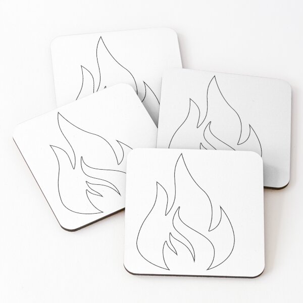 Item preview, Plain Fire Stencil designed and sold by StencilGifts.