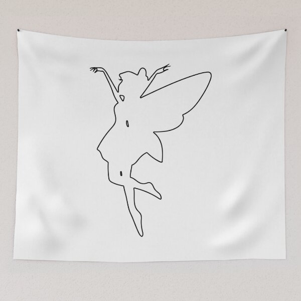 Item preview, Plain Fairy Stencil designed and sold by StencilGifts.