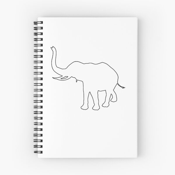 Item preview, Plain Elephant Stencil designed and sold by StencilGifts.