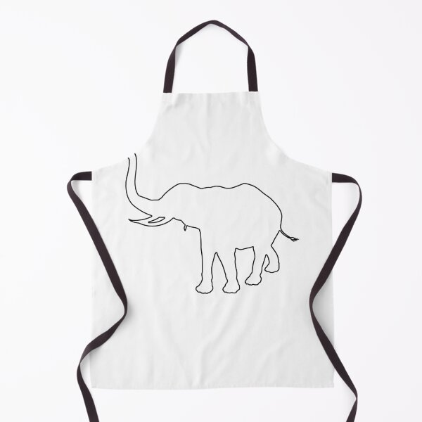 Item preview, Plain Elephant Stencil designed and sold by StencilGifts.