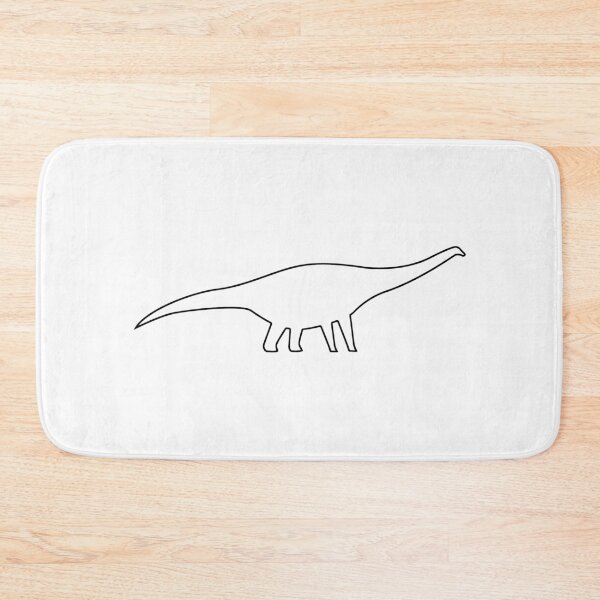 Item preview, Plain Diplodocus Dinosaur Stencil designed and sold by StencilGifts.