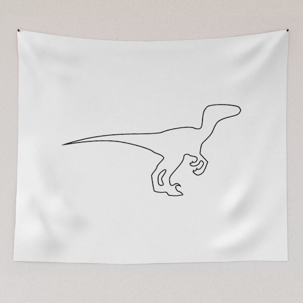 Item preview, Plain Dinosaur Stencil designed and sold by StencilGifts.