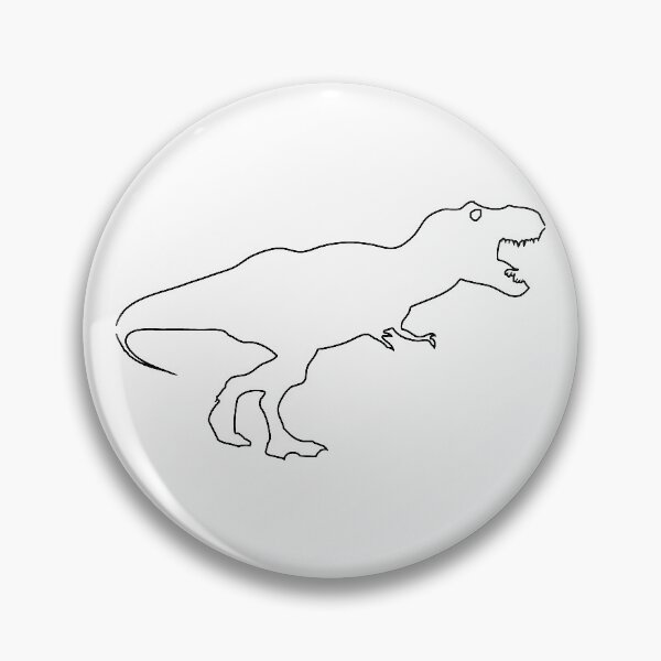 Item preview, Plain T-Rex Dinosaur Stencil designed and sold by StencilGifts.