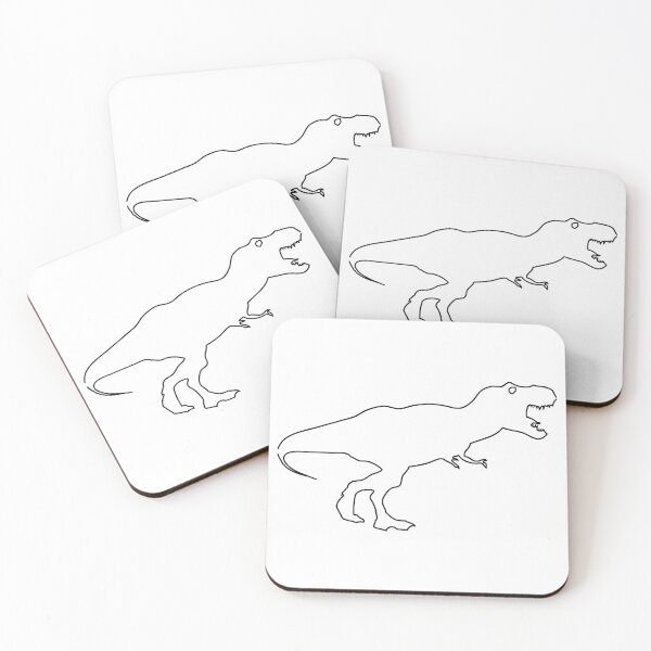 Item preview, Plain T-Rex Dinosaur Stencil designed and sold by StencilGifts.
