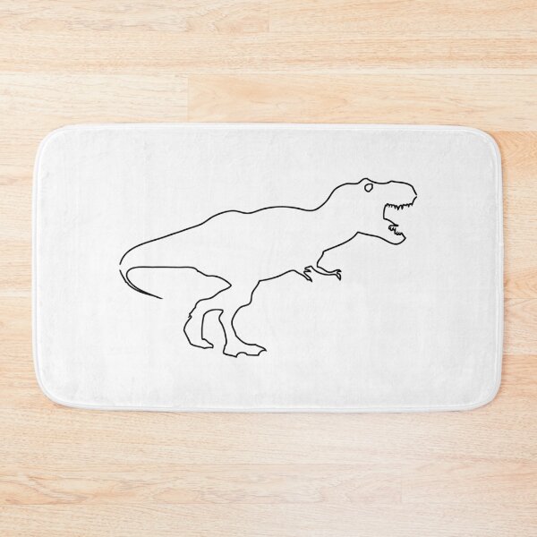 Item preview, Plain T-Rex Dinosaur Stencil designed and sold by StencilGifts.