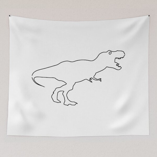 Item preview, Plain T-Rex Dinosaur Stencil designed and sold by StencilGifts.