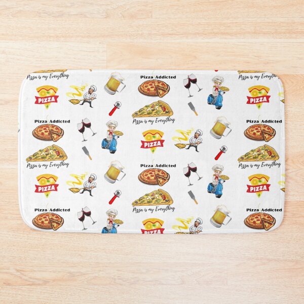 Item preview, Addicted Pizza is my Everything with Wine and Beer Glasses Set Designs Value Pack designed and sold by Ilana Khoshsima.