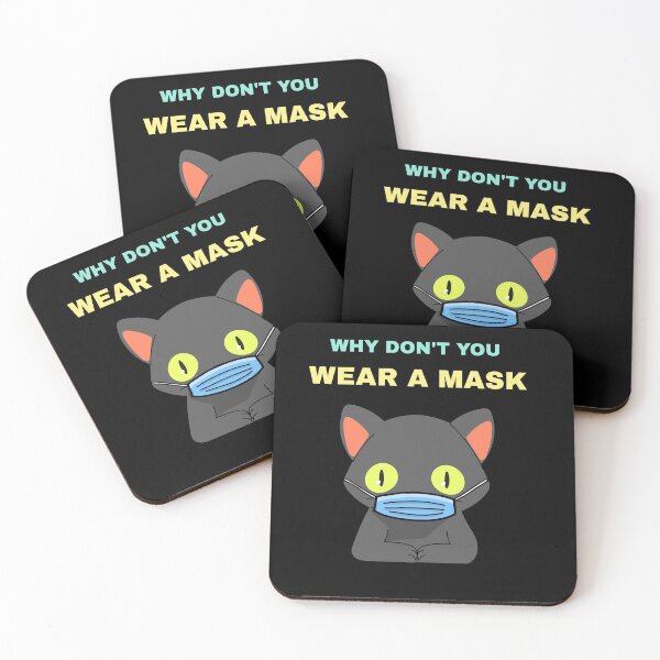 Item preview, Masked cat - Why don't you wear a mask designed and sold by GLwithUs.