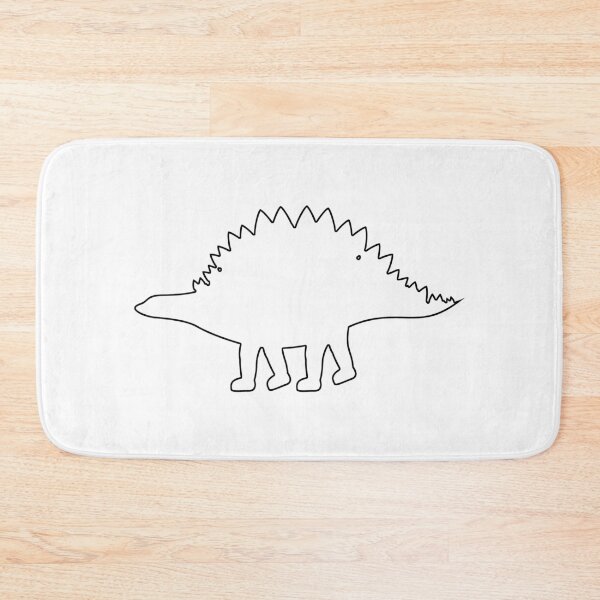Item preview, Plain Stegosaurus Dinosaur Stencil designed and sold by StencilGifts.