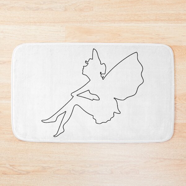 Item preview, Plain Pondering Fairy Stencil designed and sold by StencilGifts.