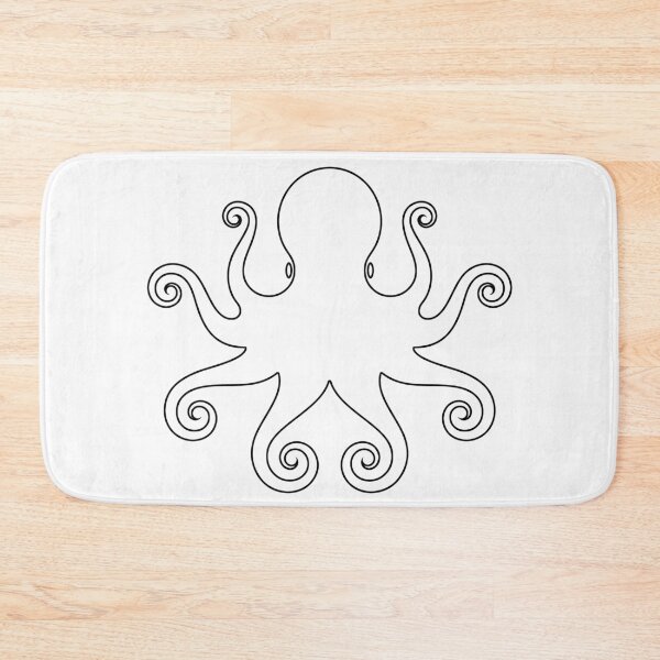 Item preview, Plain Octopus Stencil designed and sold by StencilGifts.
