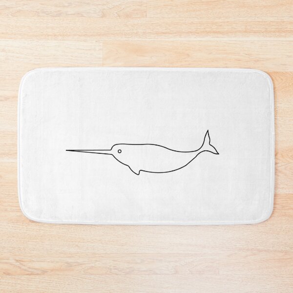 Item preview, Plain Narwhale Stencil designed and sold by StencilGifts.