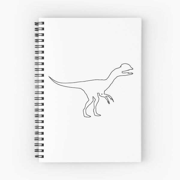 Item preview, Plain Dilophosaurus Dinosaur Stencil designed and sold by StencilGifts.