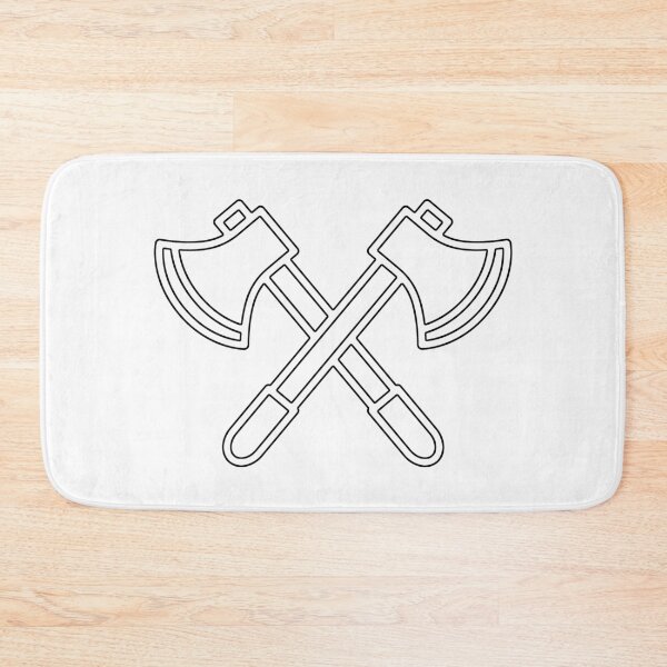 Item preview, Plain Axes Stencil designed and sold by StencilGifts.
