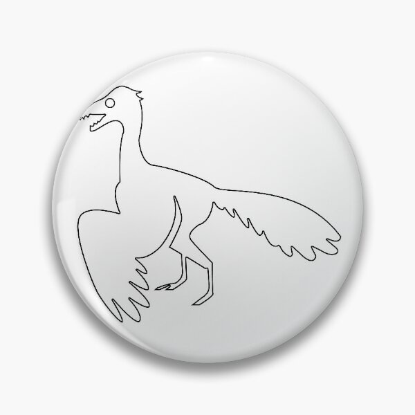 Artikelvorschau, Einfache Archaeopteryx-Dinosaurier-Schablone entworfen und verkauft von StencilGifts.