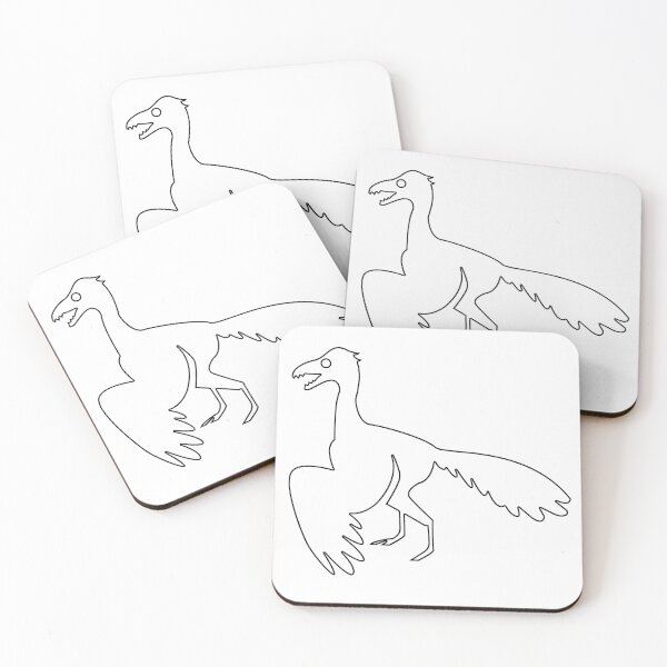 Item preview, Plain Archaeopteryx Dinosaur Stencil designed and sold by StencilGifts.