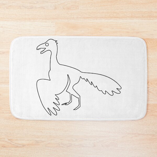 Item preview, Plain Archaeopteryx Dinosaur Stencil designed and sold by StencilGifts.