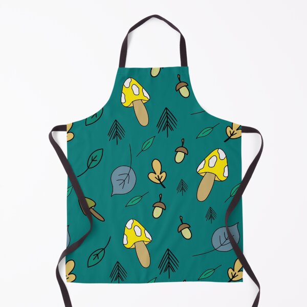Item preview, Yellow Toadstools, Forest Woodland Pattern designed and sold by WoollyOrbit2000.