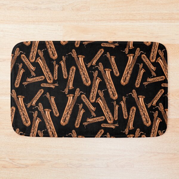 Item preview, Baritone Saxophone Pattern Black designed and sold by jasmijndeklerk.