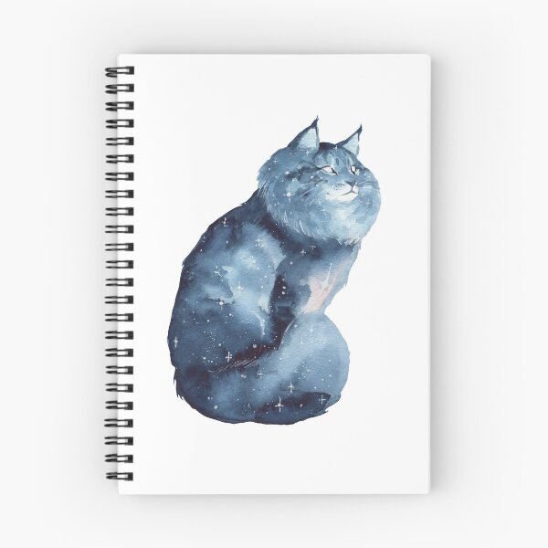Item preview, Galaxy Siberian Cat designed and sold by Threeleaves.