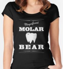 Molar Bear - Gentlemen's Edition Women's Fitted Scoop T-Shirt