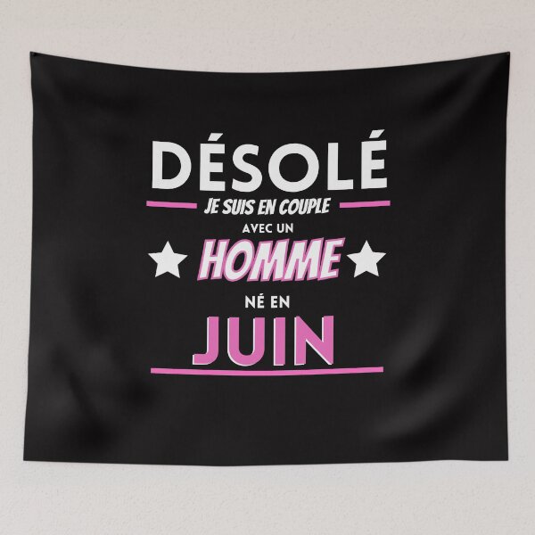 Item preview, Sorry I'm in a relationship with a man born in June designed and sold by Ydurand.