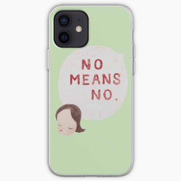 yoshitomo nara no means no painting iPhone Soft Case