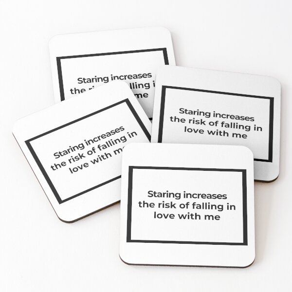 Item preview, Staring increases the risk of falling in love with me designed and sold by Family-Shop.