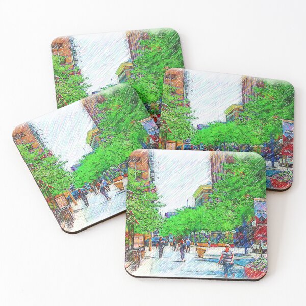 Item preview, Denver 16th Street Mall Sketched  designed and sold by KirtTisdale.