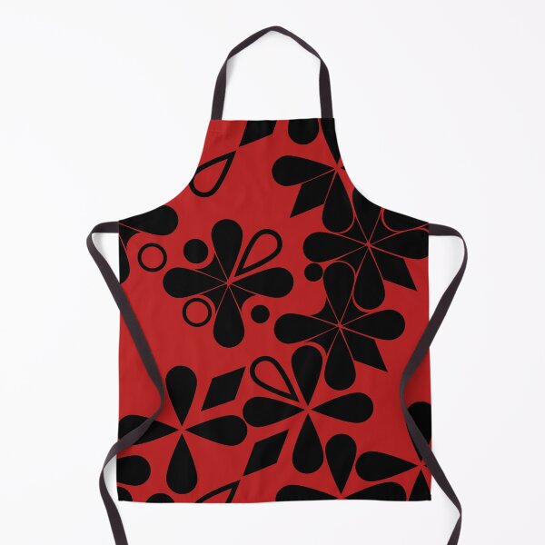 Item preview, Black flower pattern breaking apart red designed and sold by STG-Designs.