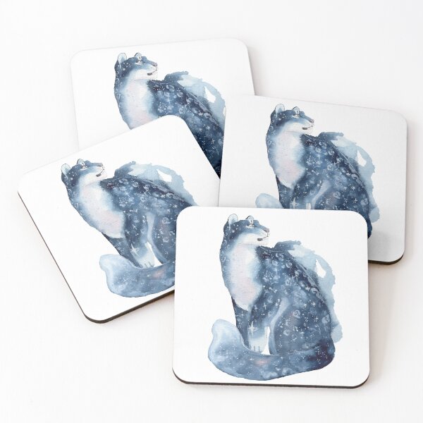 Item preview, Galaxy Snow Leopard designed and sold by Threeleaves.